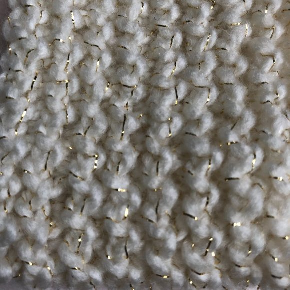 Knitted headband, ear warmer with flower button - Picture 3 of 8